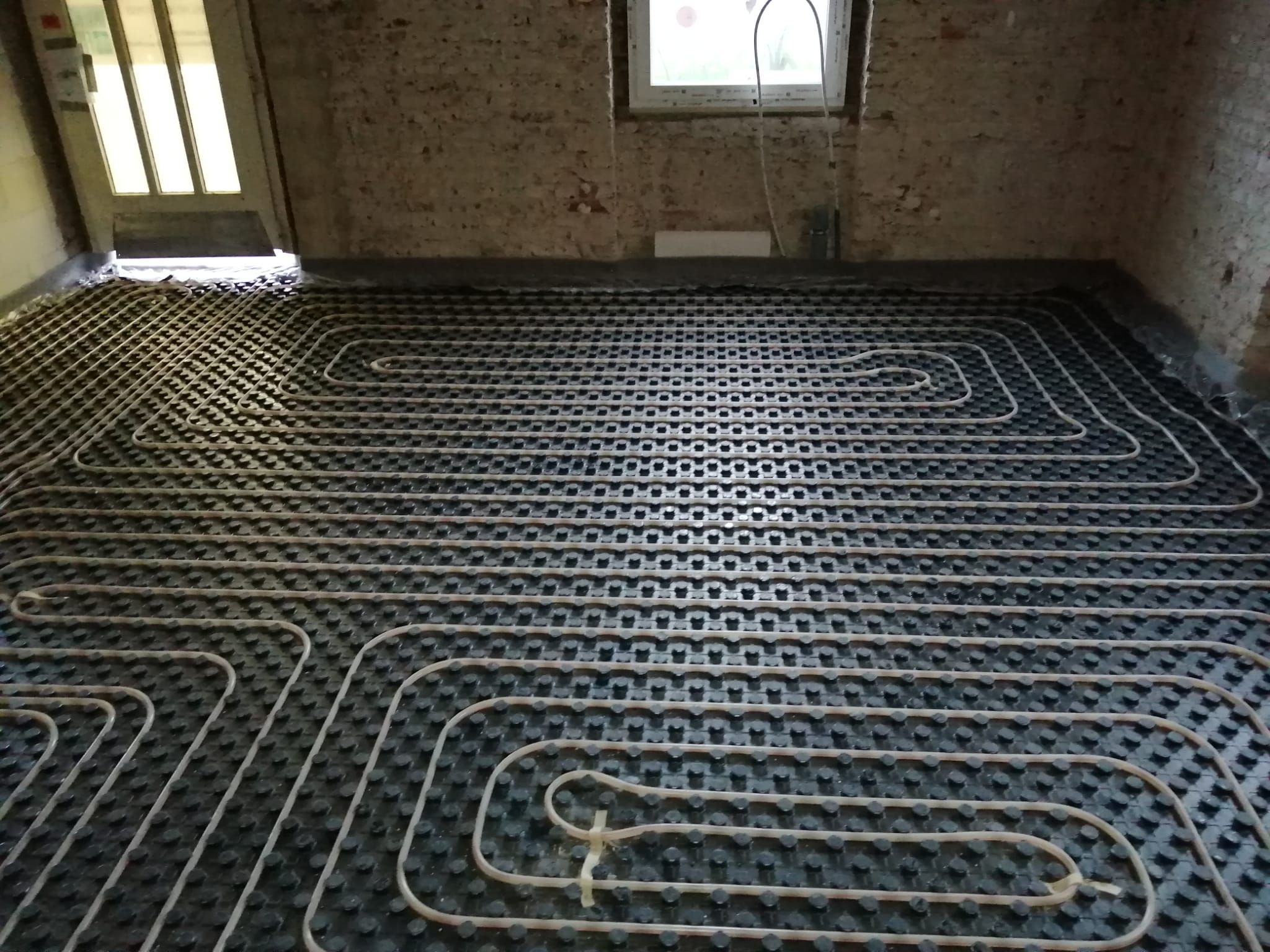 Weitere Noppenplatten-Heizung